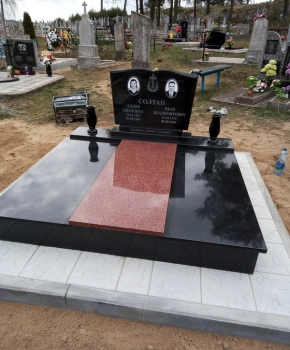 Памятник двойной 120